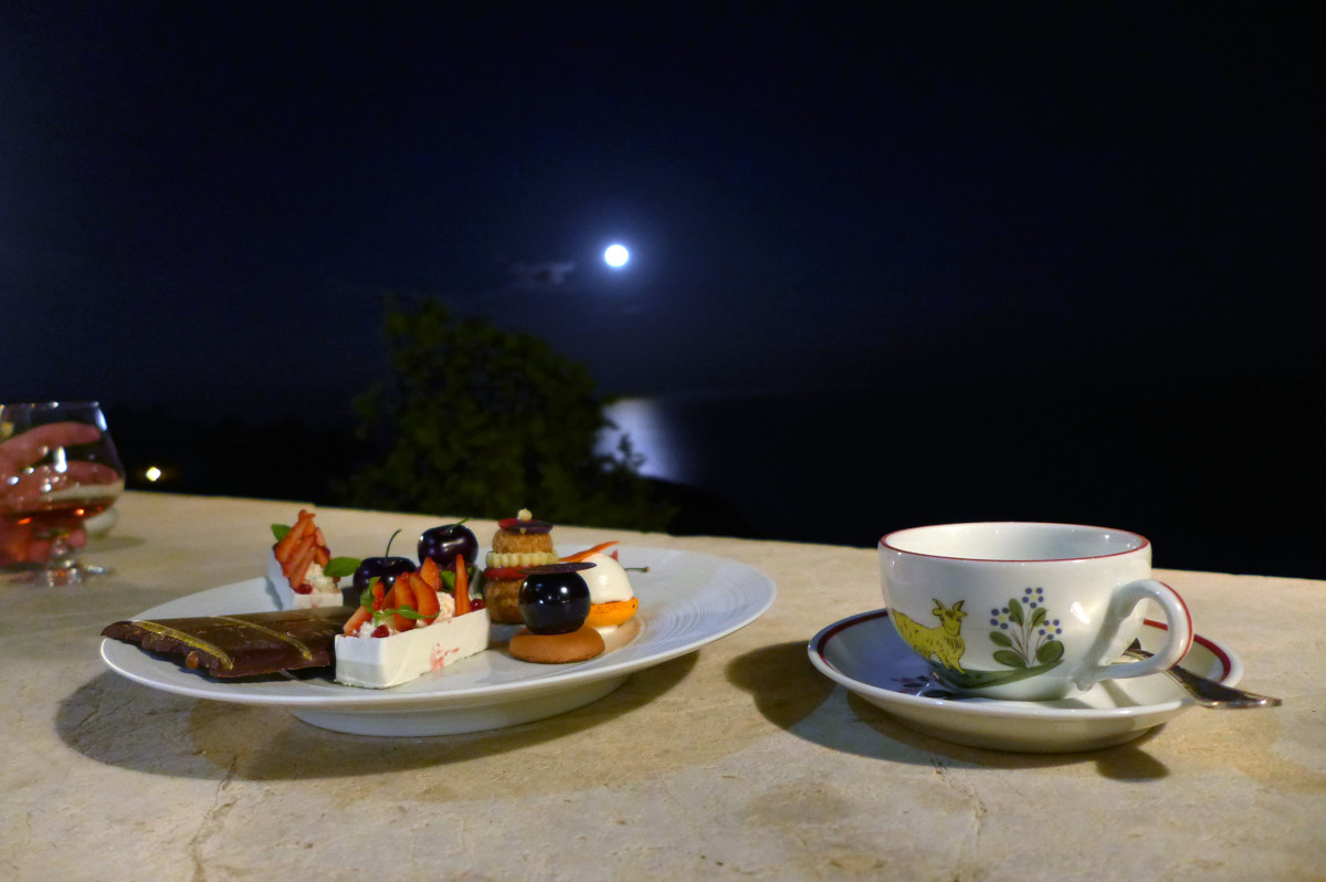 Desserts in the moonlight...