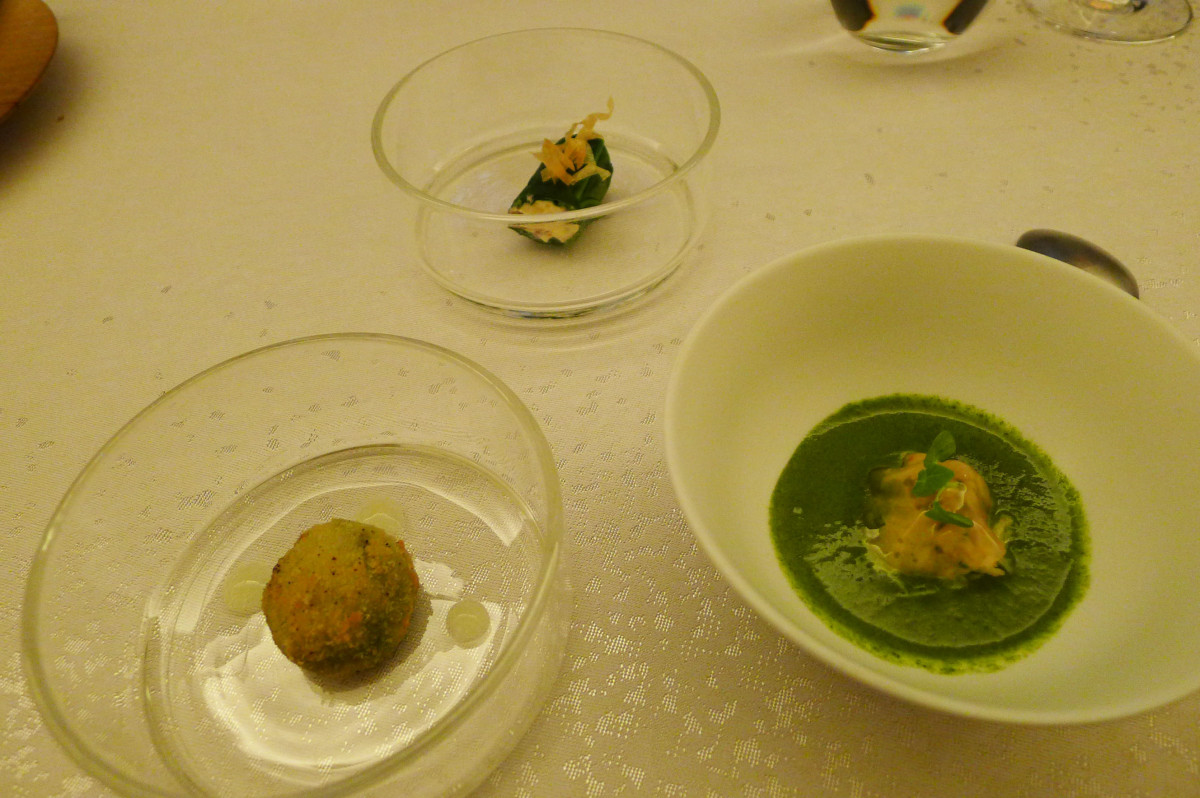 The amuse bouches