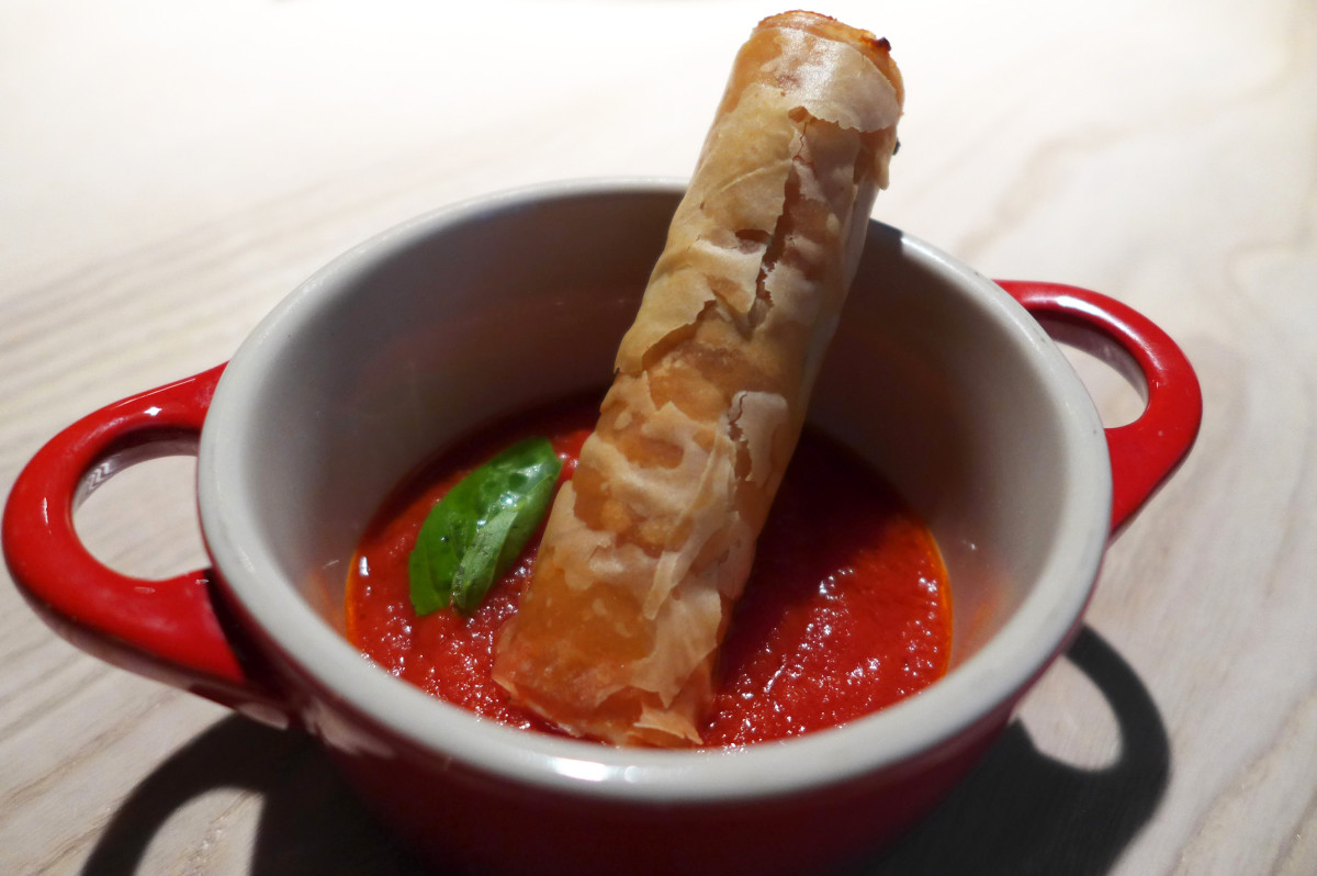 crispy ricotta and buffalo mozzarella cannelloni