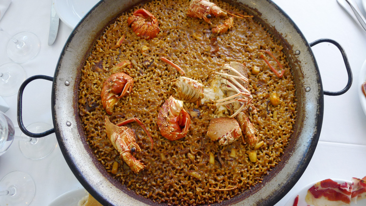 Paella at La Rosa, Valencia