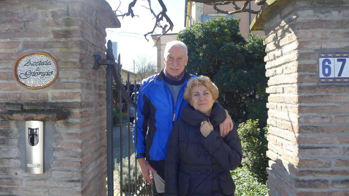 Giovanna Cati - Barbieri and her husband Giorgio