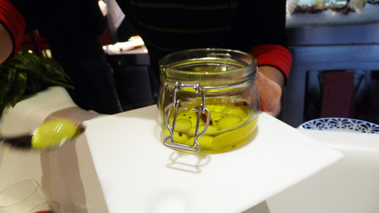 The green olives jar