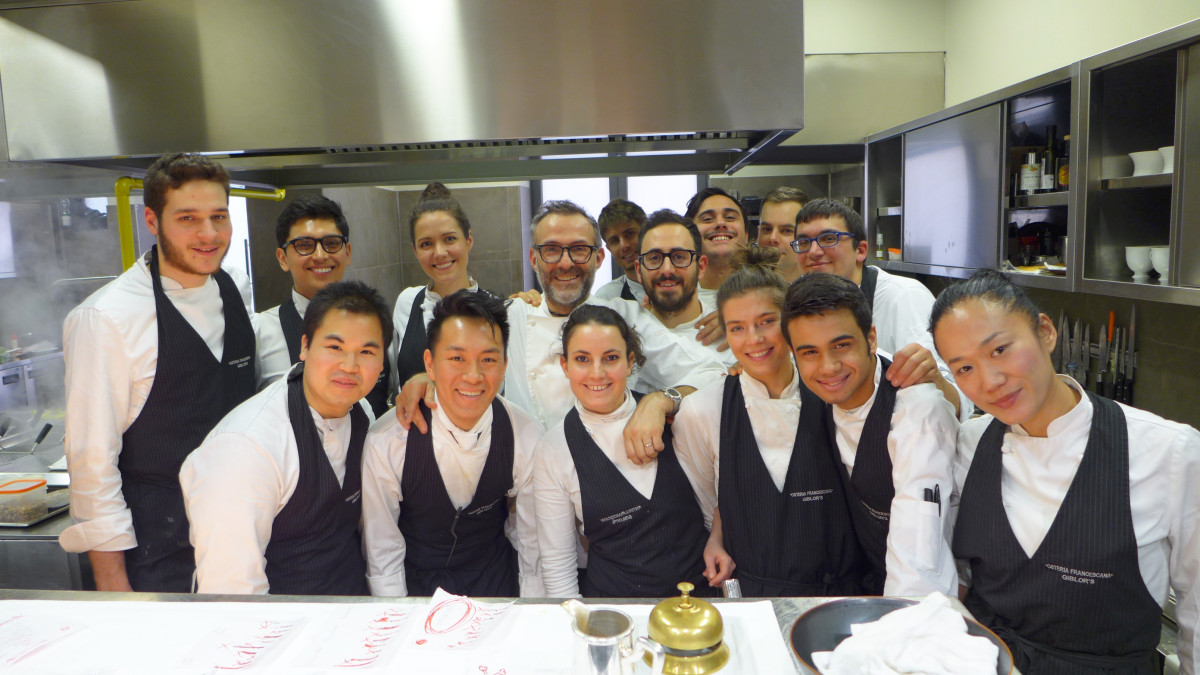 Massimo Bottura and his team