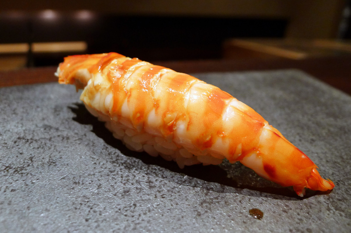 Kuruma shrimp sushi