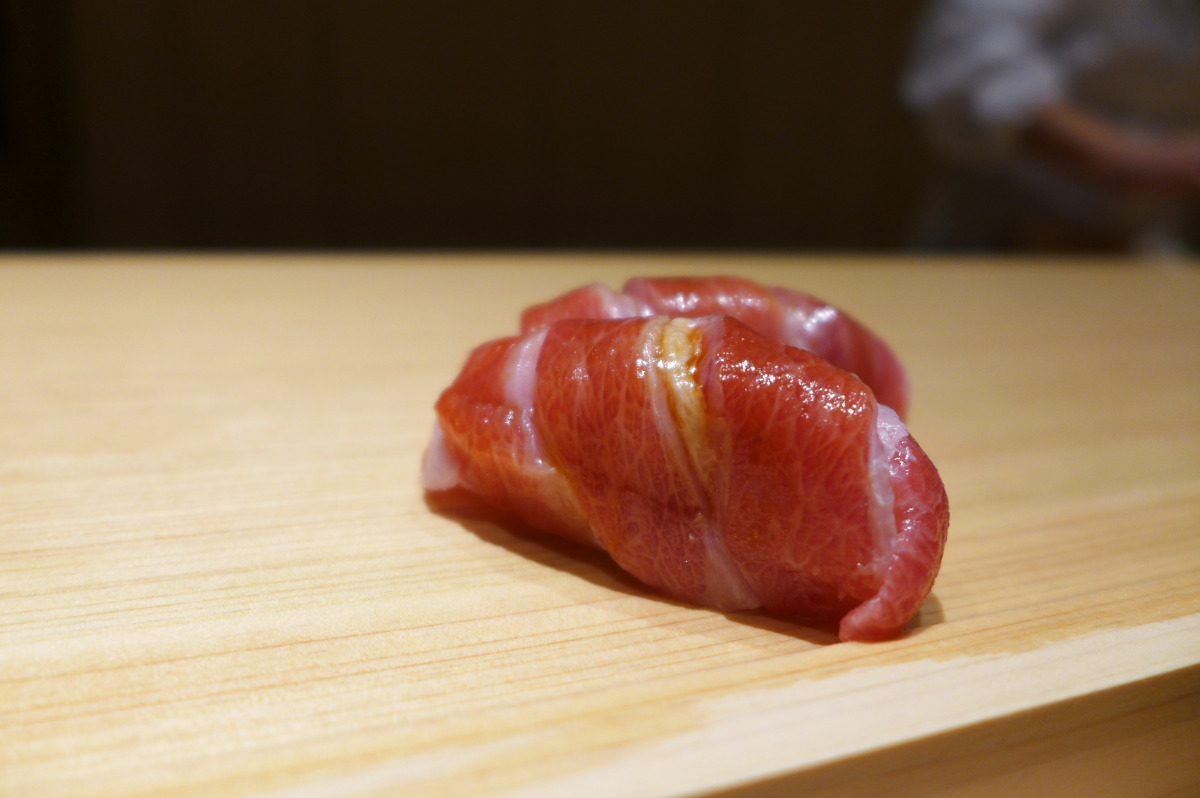 Otoro ( fatty tuna) sushi