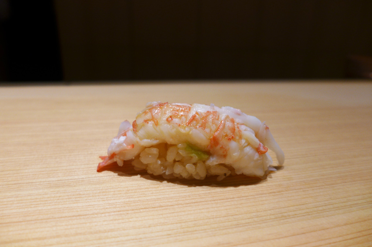 Langoustine sushi