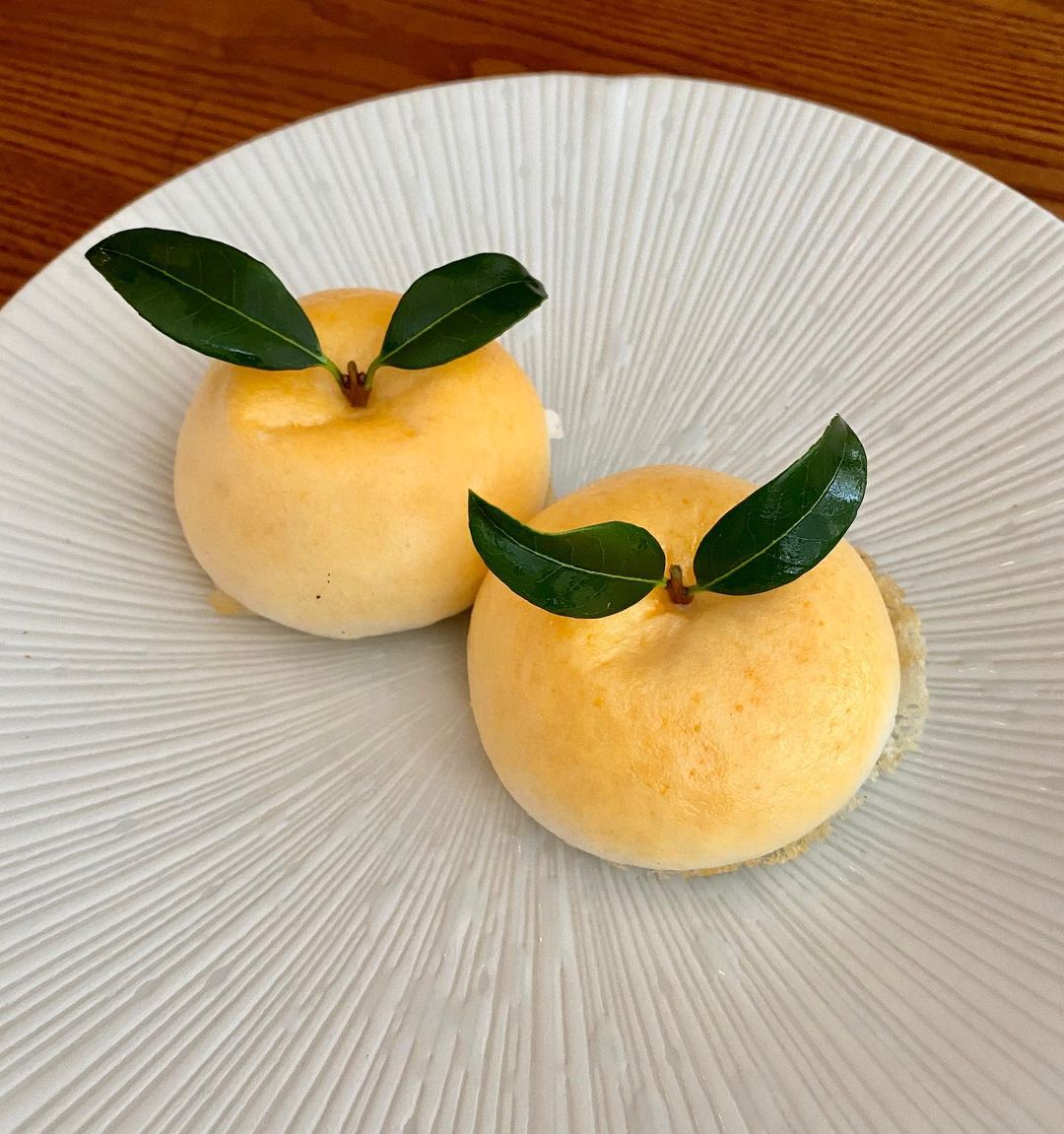 Steamed duck yolk custard bun