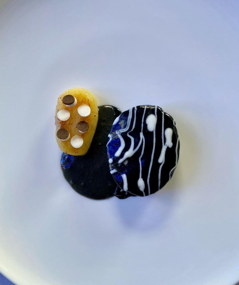 Cornish brill, Jerusalem artichoke and black truffle