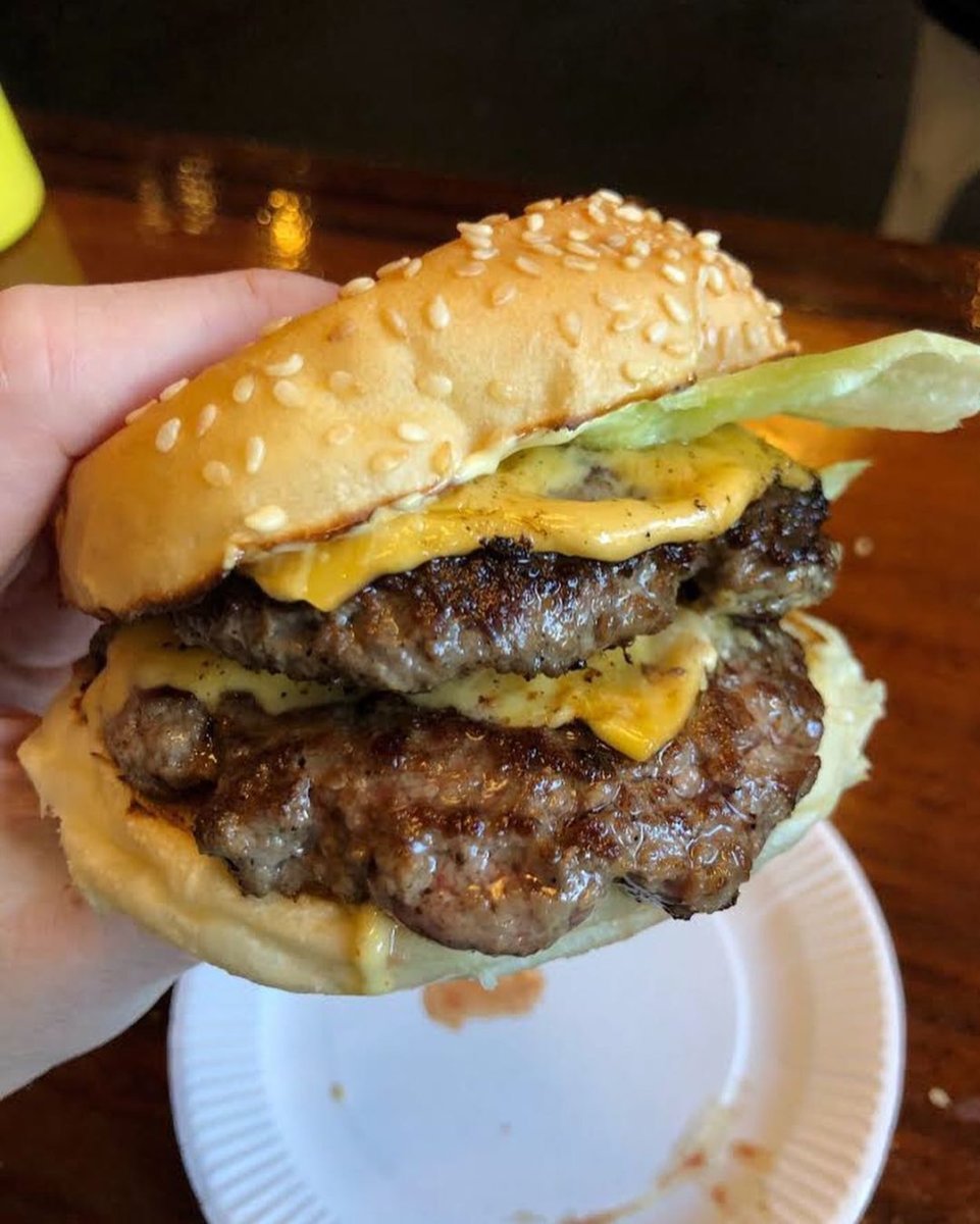 "Bacon Butter Burger" at Burger and Beyond