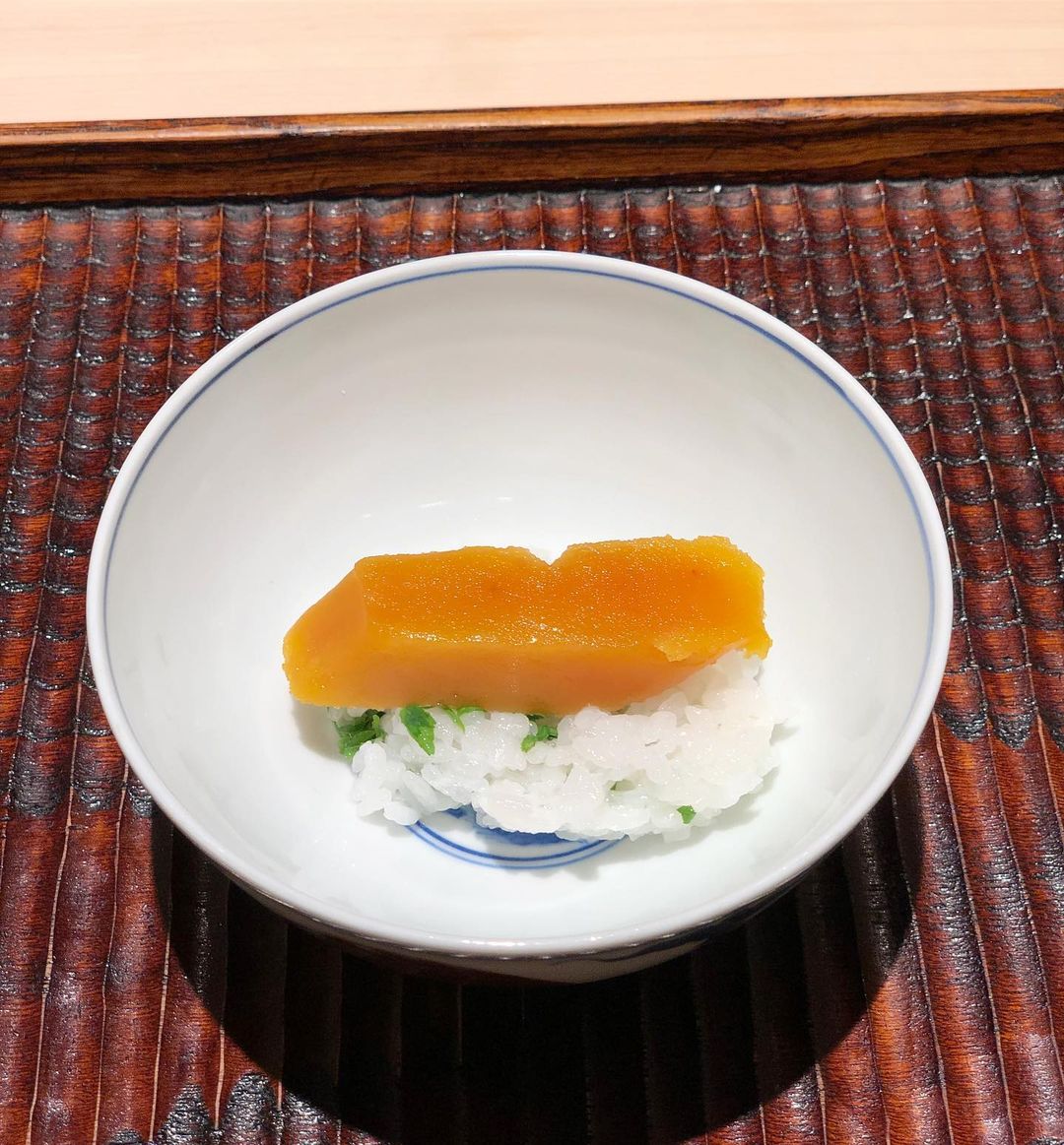 Bottarga with rice