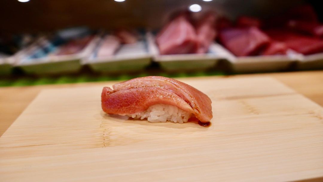 Fatty tuna nigiri