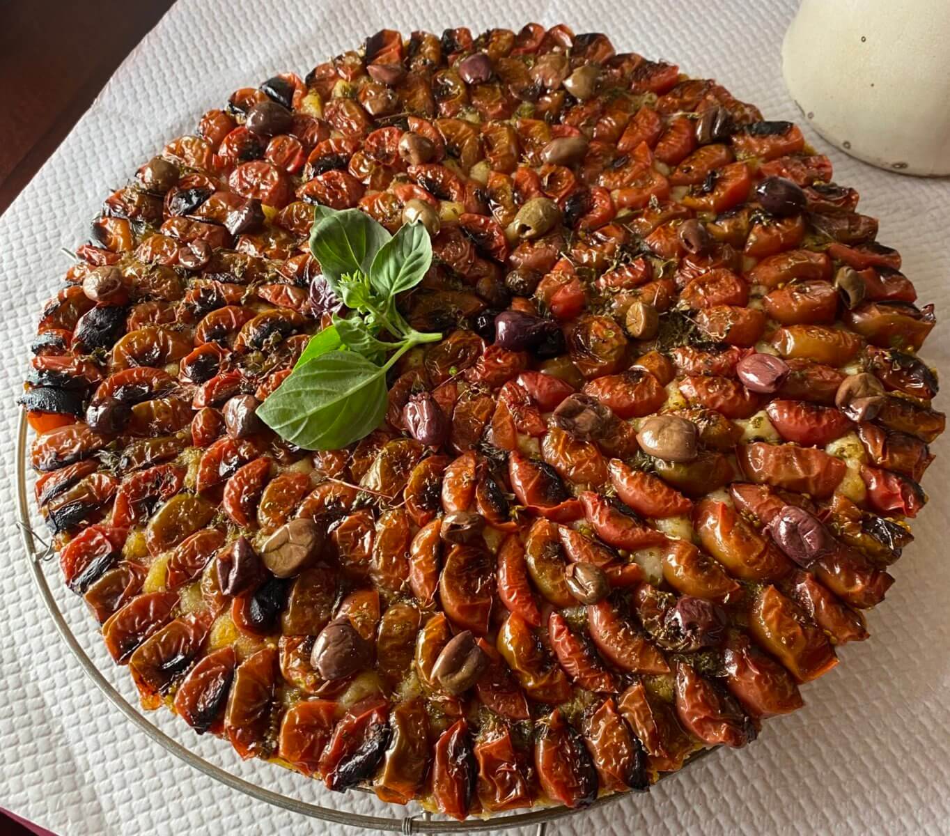 Tomato tart by La Merenda's Dominique Le Stanc