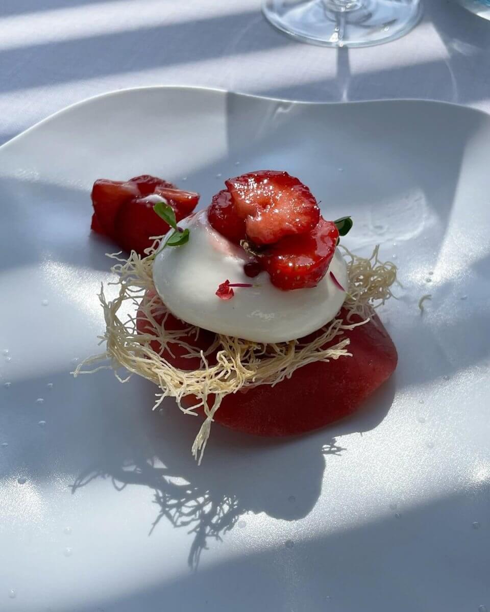 first strawberries from Baux de Provence