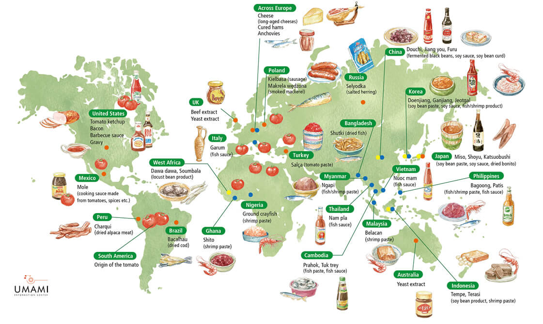 Umami world map