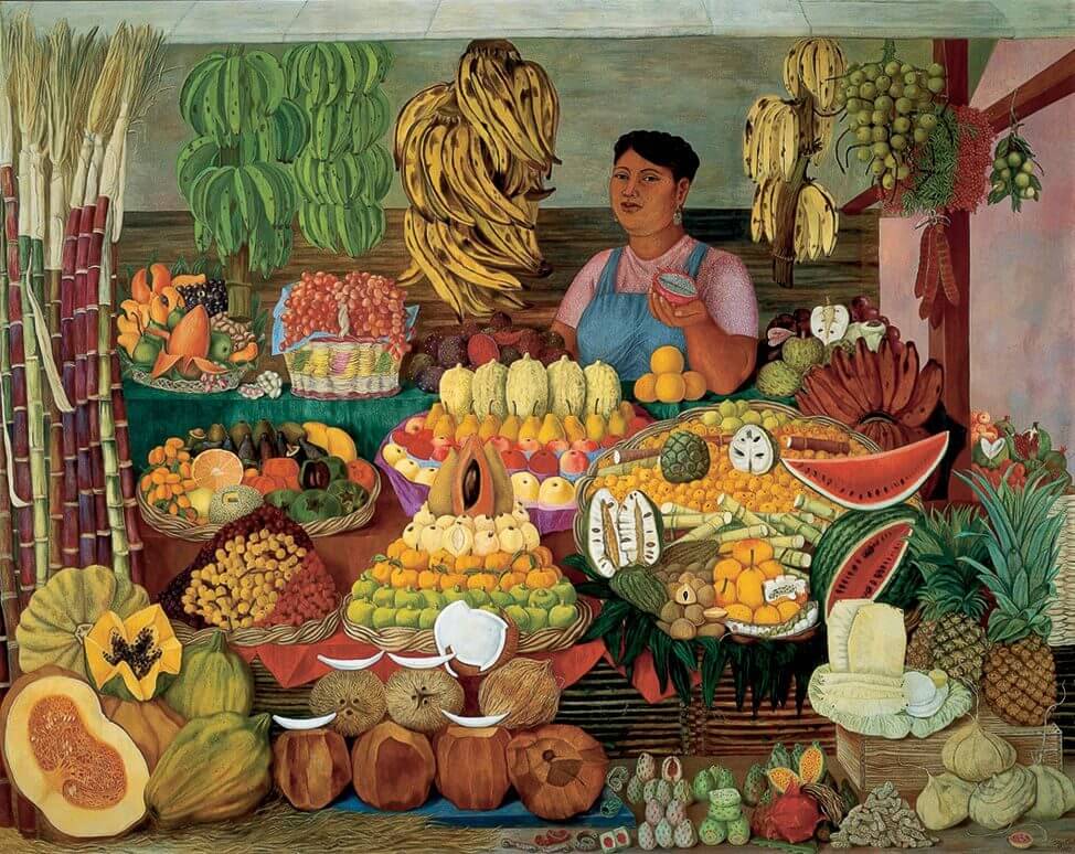  El vendedor de frutas (1951) de Olga Costa