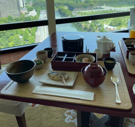 Breakfast at The Peninsula, Tokyo